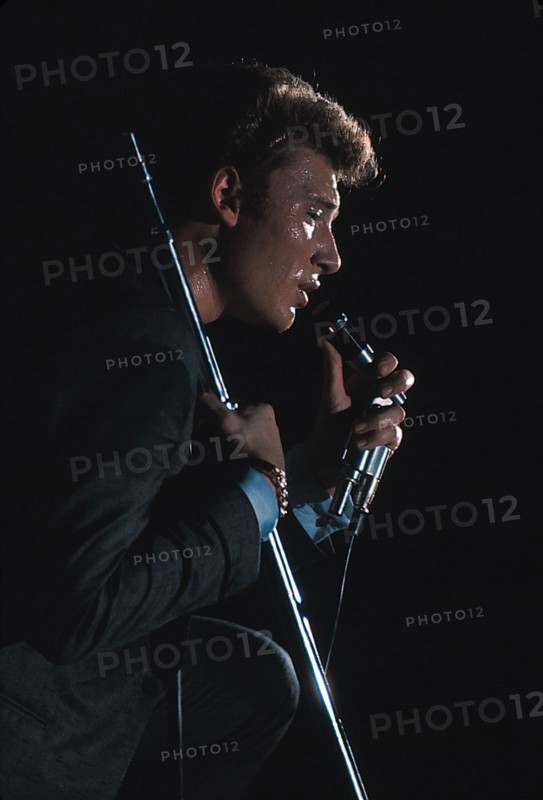 Johnny Hallyday sur scène