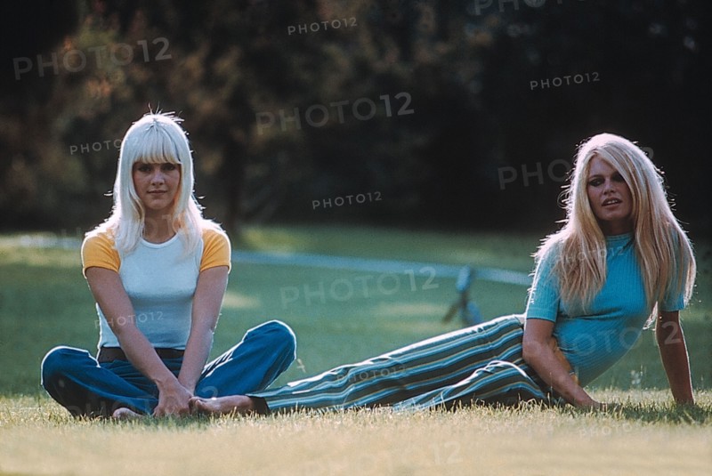 Sylvie Vartan et Brigitte Bardot, Rome