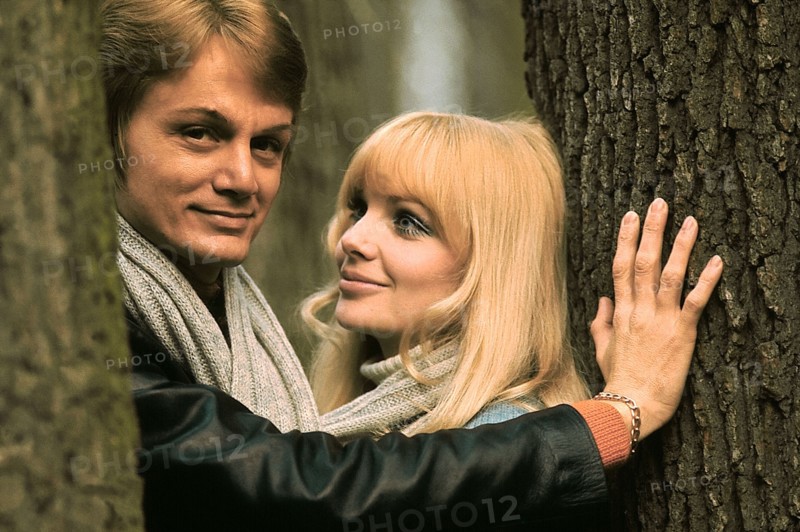 Claude François et sa femme Isabelle, 1969