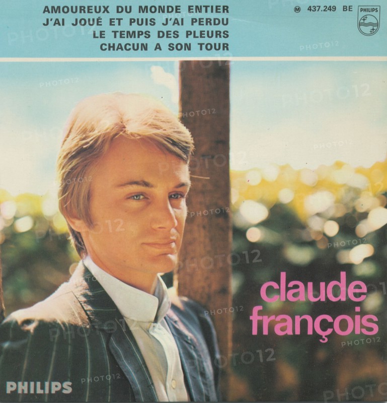 Pochette de disque de Claude François, 1966