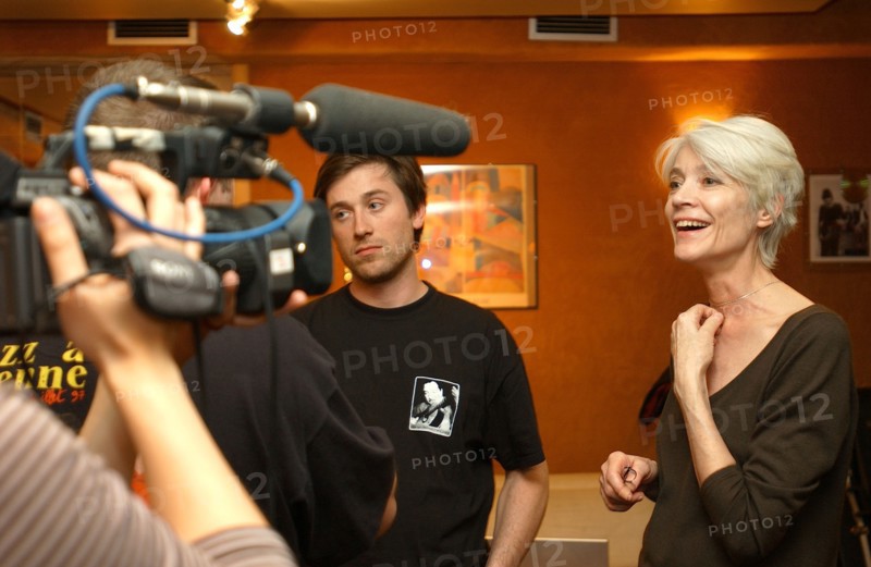 Françoise Hardy et son fils Thomas Dutronc