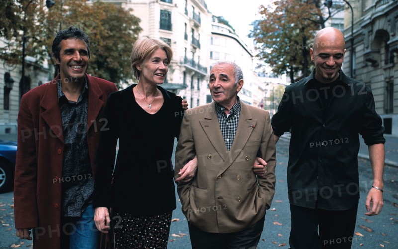 Julien Clerc, Françoise Hardy, Charles Aznavour et Pascal Obispo