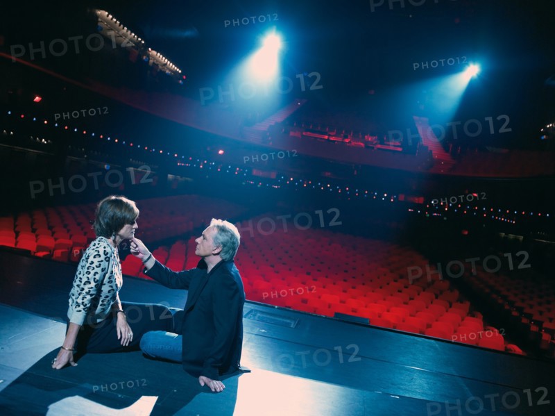 Michel Sardou et sa femme Anne-Marie Périer