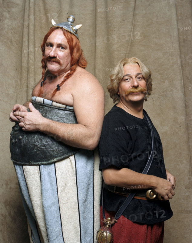 Gérard Depardieu et Christian Clavier dans Astérix & Obélix : Mission Cléopâtre