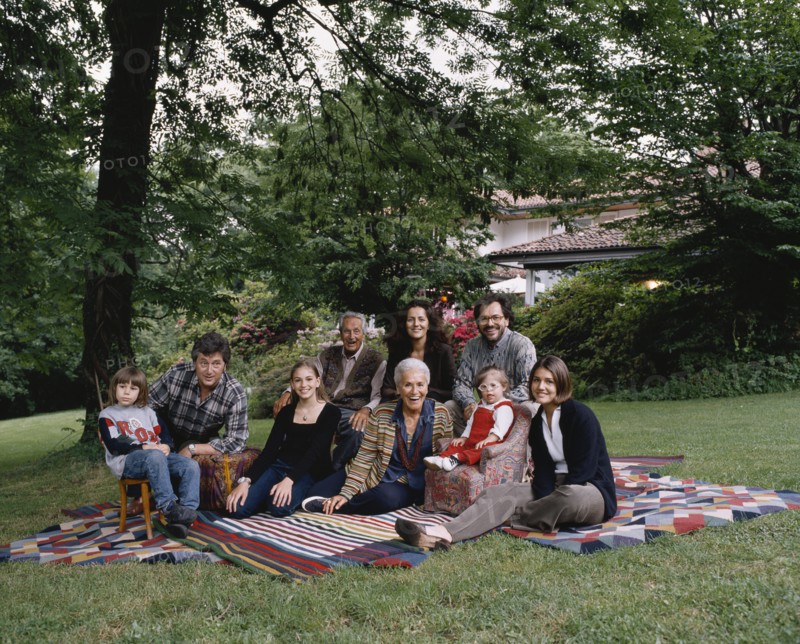 Ottavio Missoni en famille