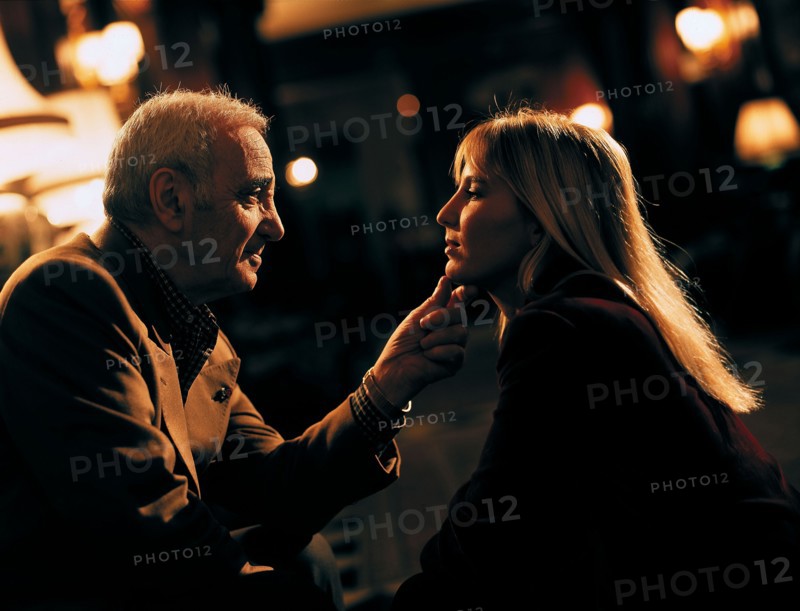Charles Aznavour et sa fille