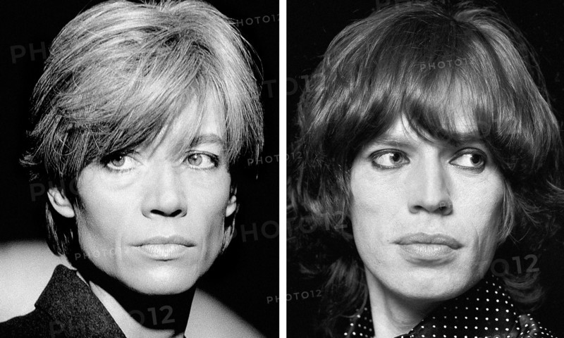 Françoise Hardy et Mick Jagger