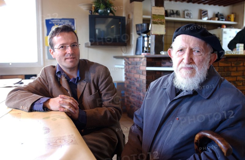 Abbé Pierre et Martin Hirsch