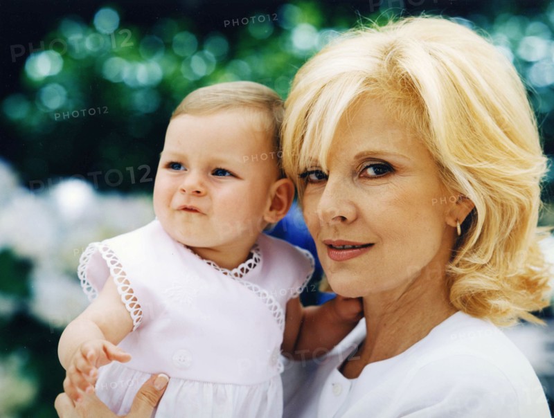 Sylvie Vartan et sa fille adoptive Darina