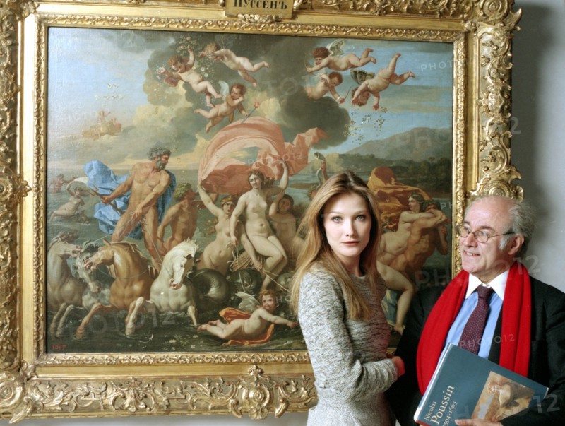 Carla Bruni et Pierre Rosenberg