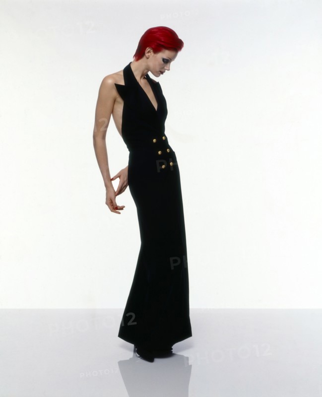 Sibyl Buck en tenue Yves Saint-Laurent
