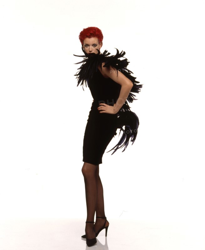 Sibyl Buck en tenue Yves Saint-Laurent