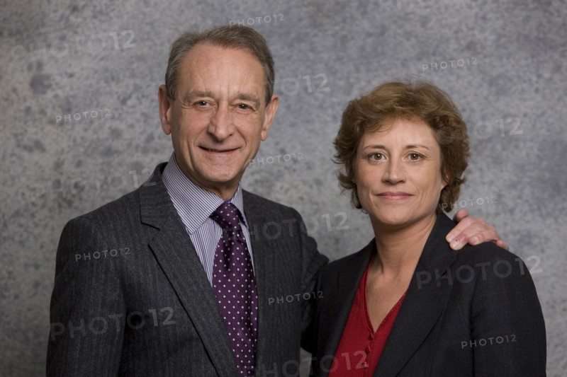 Bertrand Delanoë et Annick Lepetit