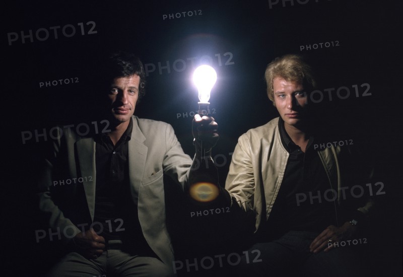 Johnny Hallyday et Jean-Paul Belmondo
