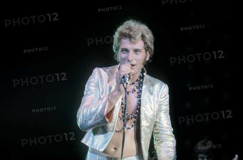 Johnny Hallyday sur scène