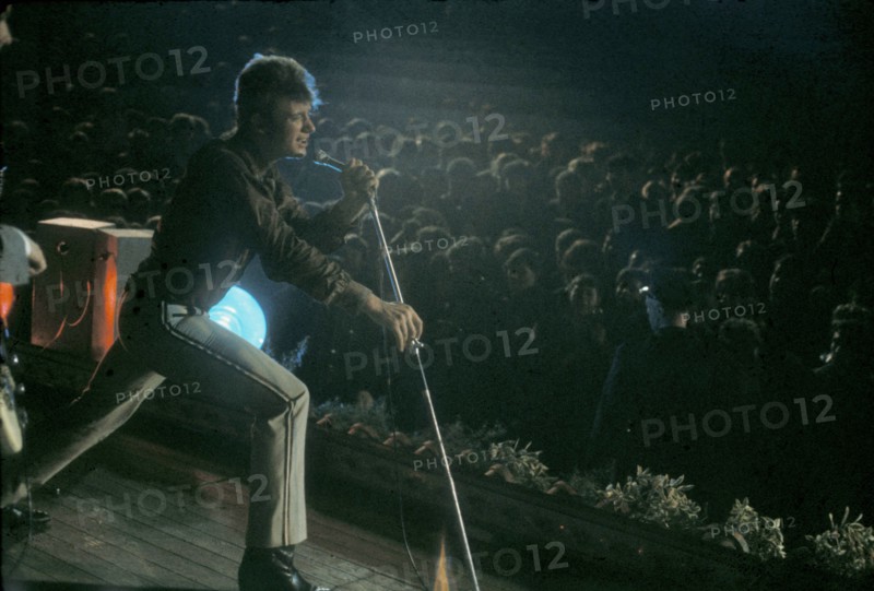 Johnny Hallyday sur scène