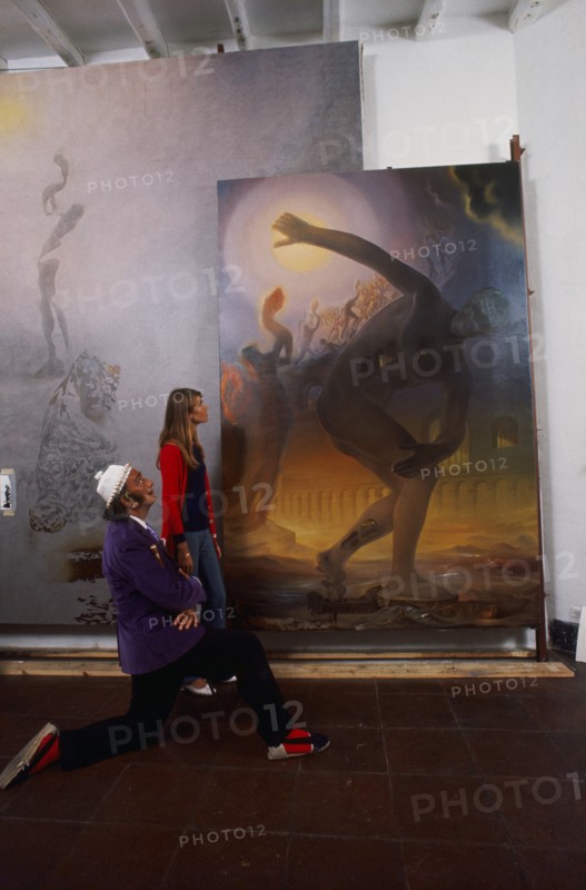Françoise Hardy et Salvador Dali, 1968