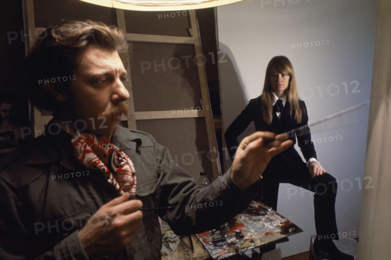 Françoise Hardy et Charles Matton, 1967