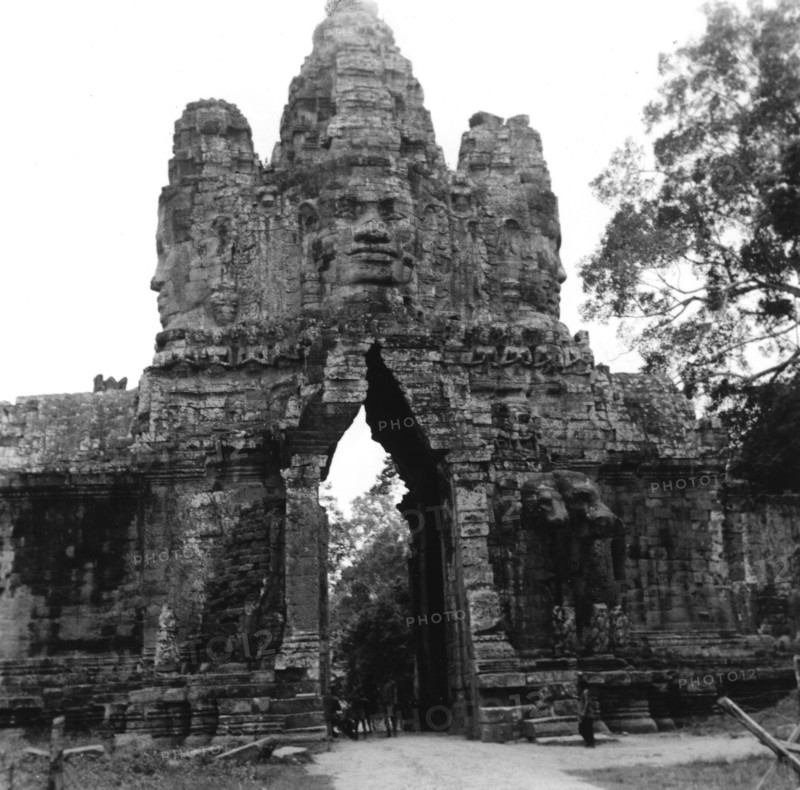 Site du temple d'Angkor Thom, au Cambodge