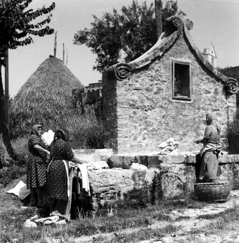 Village près d'Assise, en Italie
