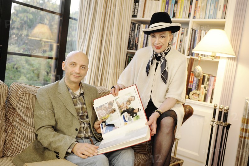 Geneviève de Fontenay and her son Xavier (2009)