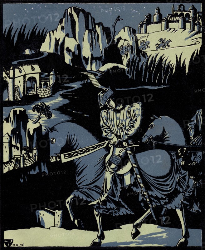 Narbut Georgy (1886-1920), lithograph, 1916