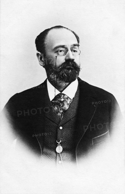 Portrait of French writer Emile Zola
Photograph