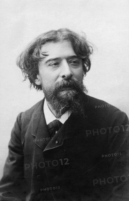 Portrait of French writer Alphonse Daudet