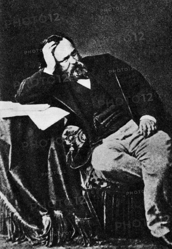 Portrait of Hertzen Alexandr in 1860