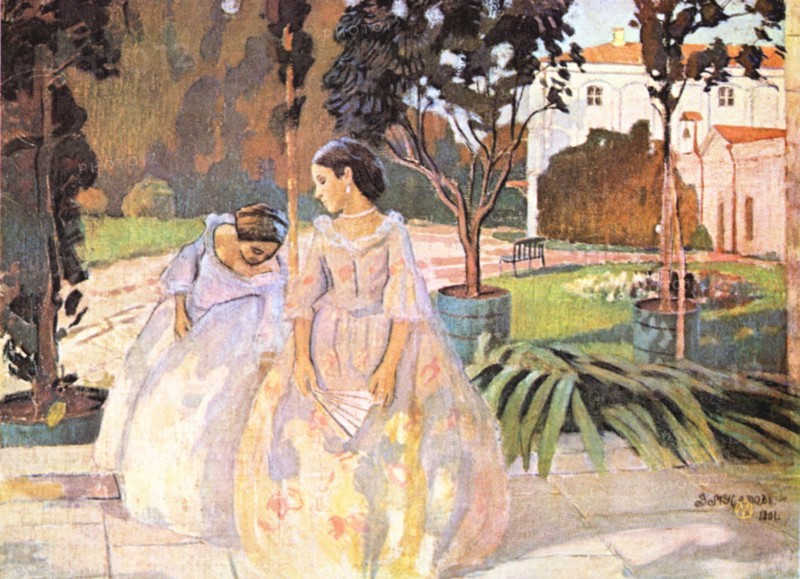 Borisov-Musatov, Tapisserie