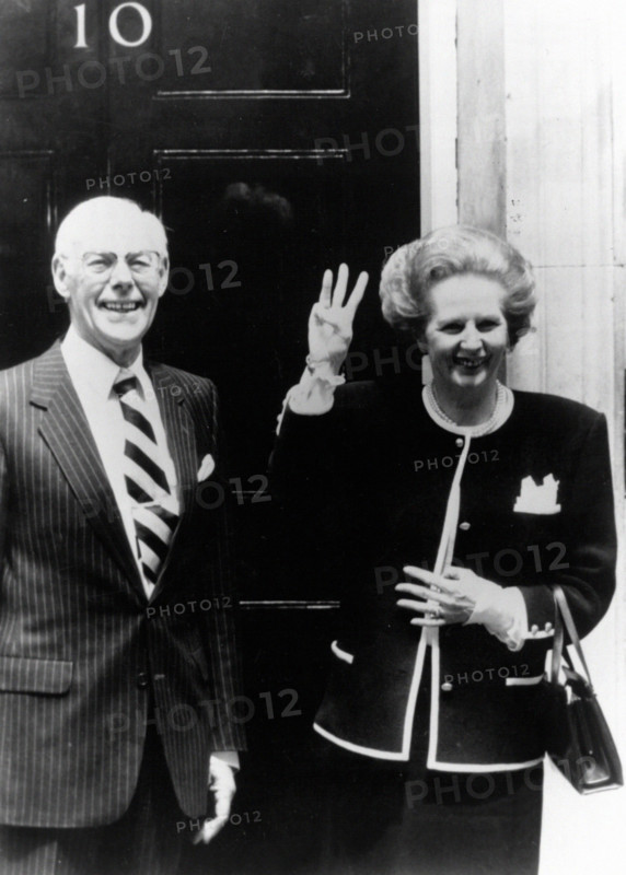Margaret Thatcher et son mari Dennis