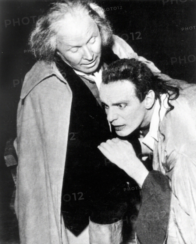 Les comédiens allemands Gustaf Gründgens et Hans Schalla, 1951