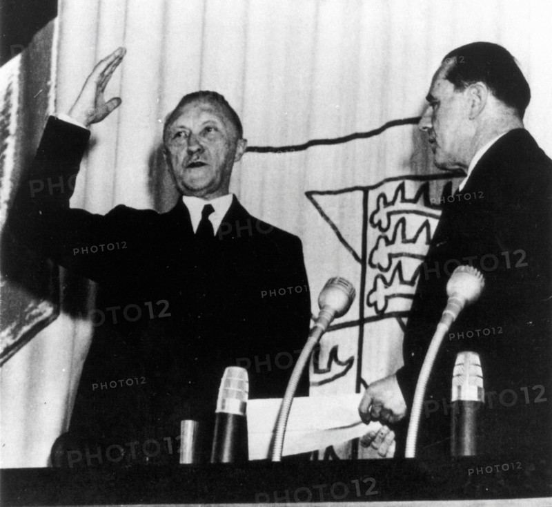 Konrad Adenauer et Erich Köhler, 1949