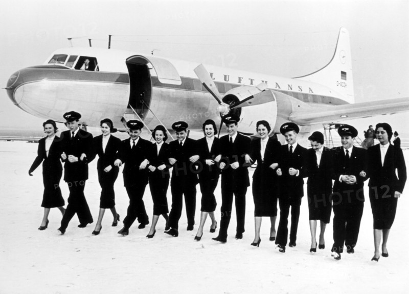 Le "Convair CV 340" de la Lufthansa, en 1955