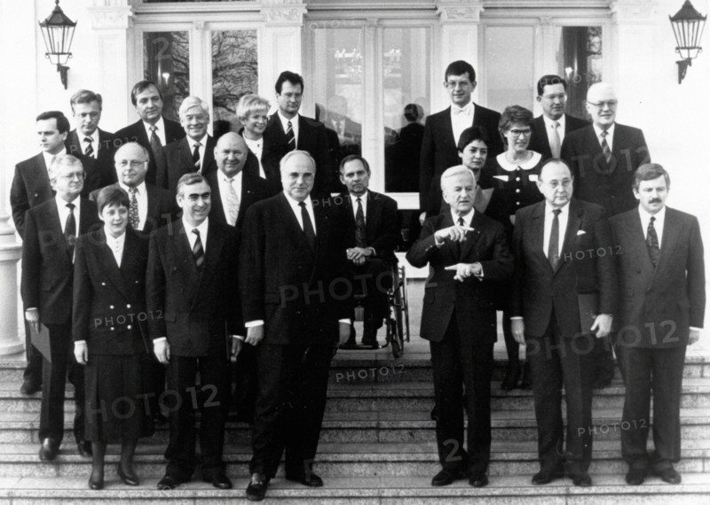 1991, premier gouvernement de l'Allemagne réunifiée