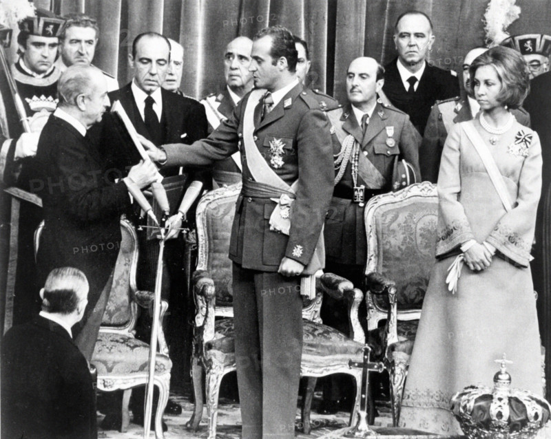 Intronisation du roi Juan Carlos Ier