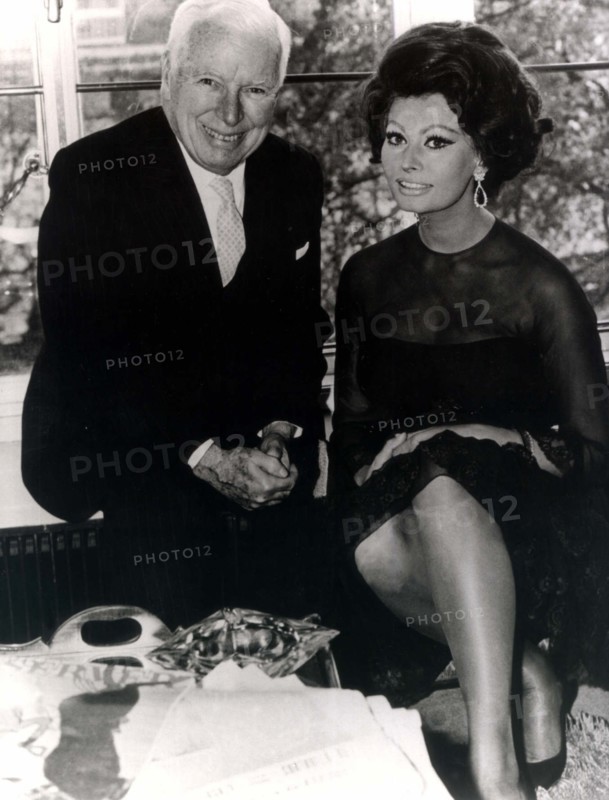 Sophia Loren et Sydney Chaplin