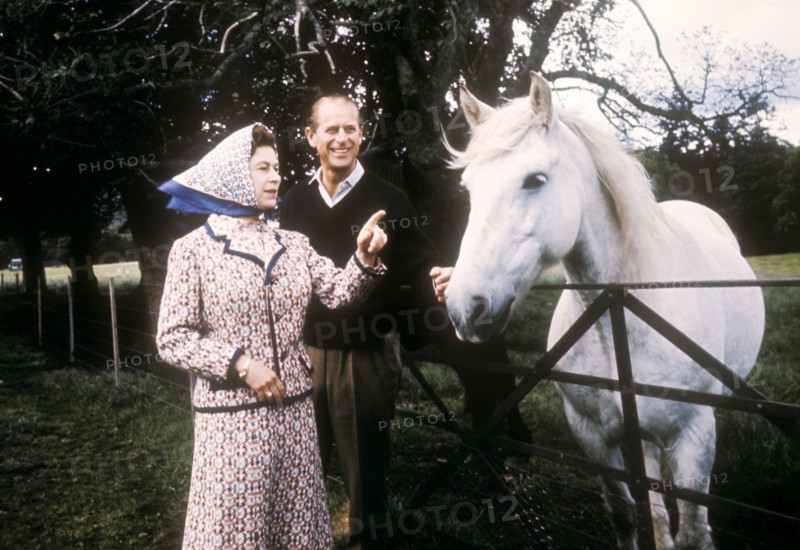 La reine Elisabeth II et son mari le Prince Philip