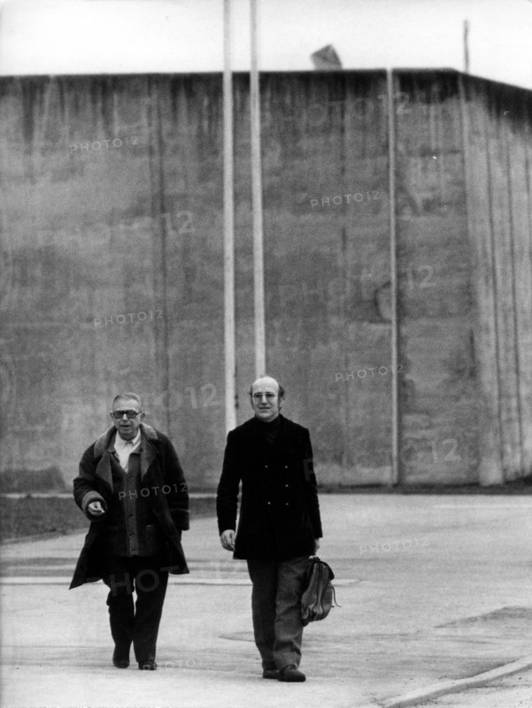 Jean-Paul SARTRE et Klaus CROISSANT, 1974