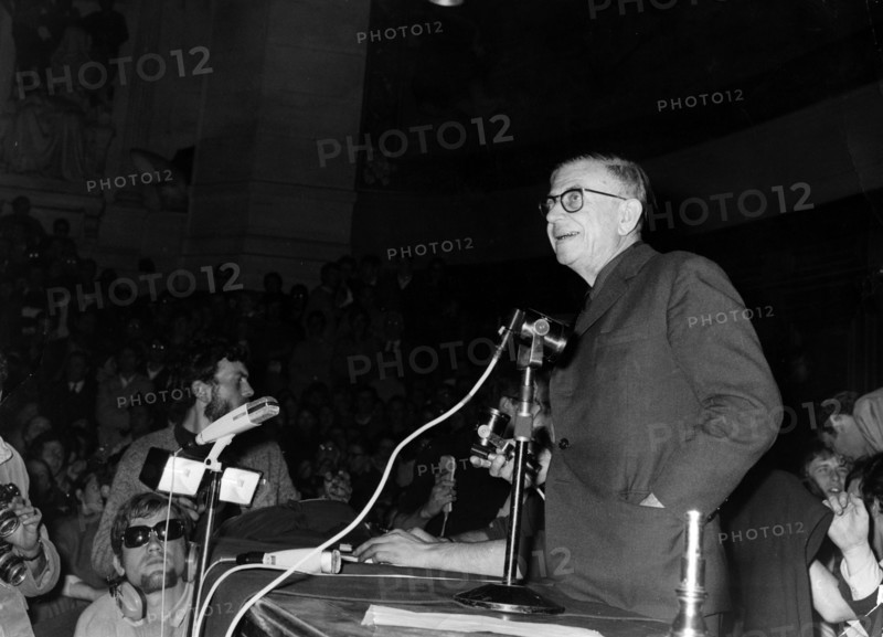 Jean-Paul SARTRE, Paris, 1968