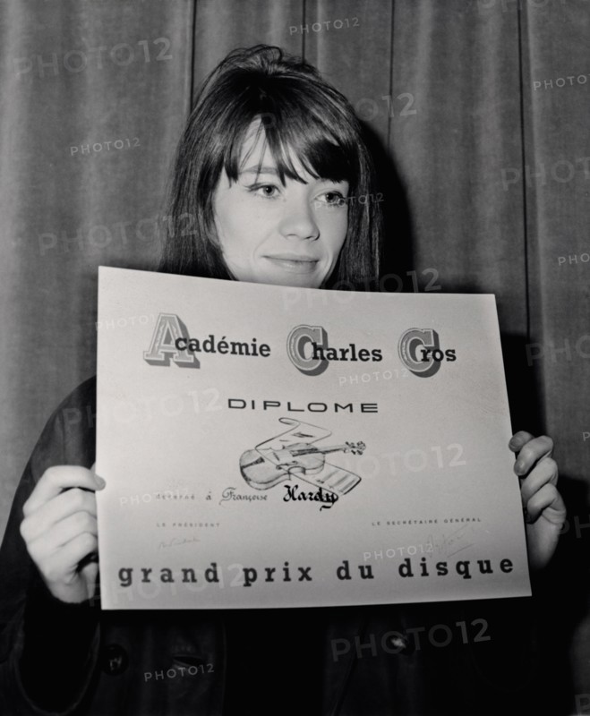 Francoise HARDY mit Musikpreis, 1963