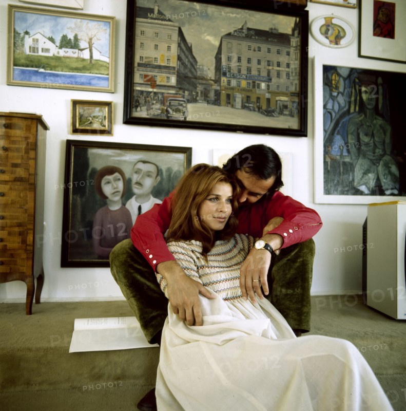 Senta BERGER with husband Michael VERHOEVEN, 1971