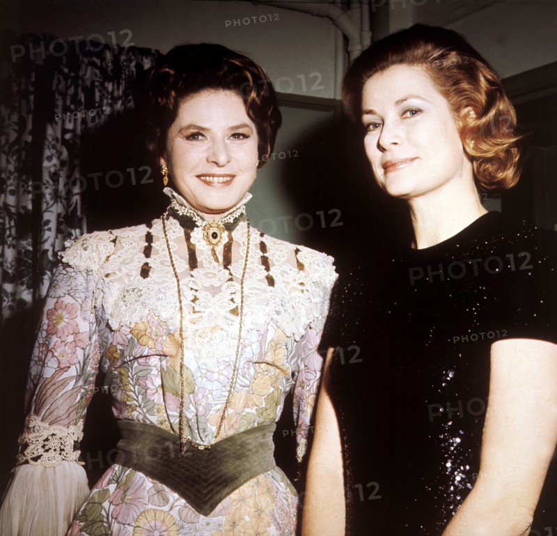 Ingrid BERGMAN and Princess Gracia PATRICIA, 1971