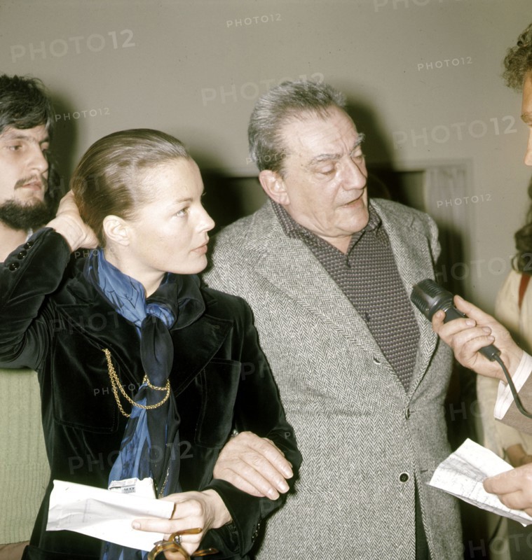 Romy SCHNEIDER with Luchino VISCONTI