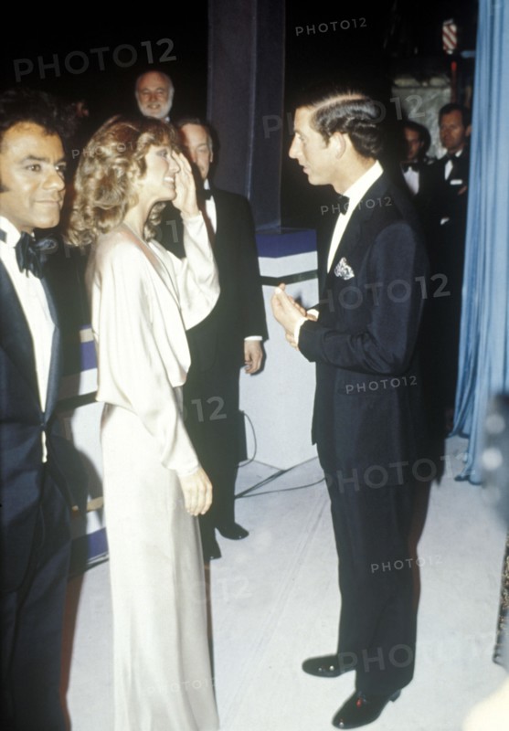 Farrah FAWCETT with Prince CHARLES in 1977