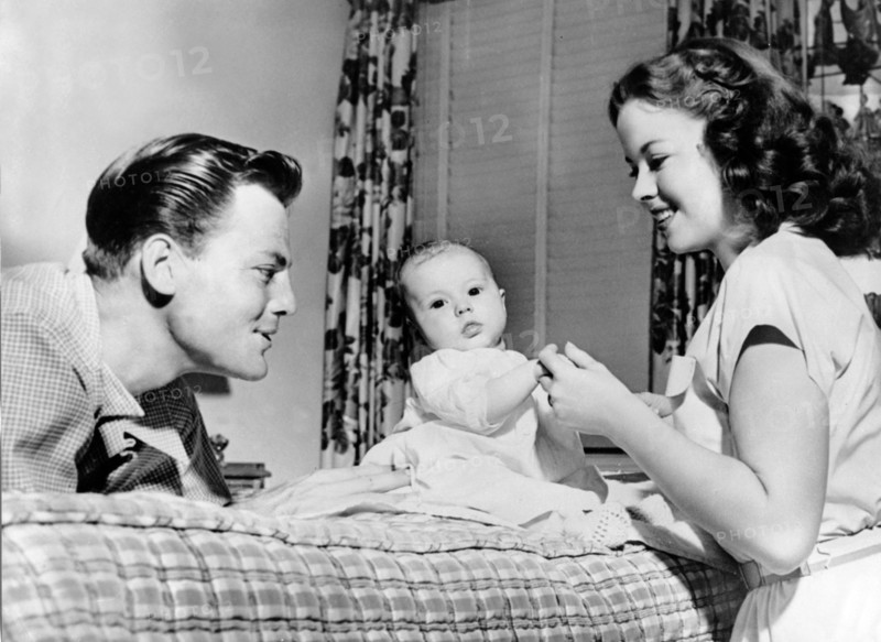 Shirley TEMPLE with husband and baby Linda