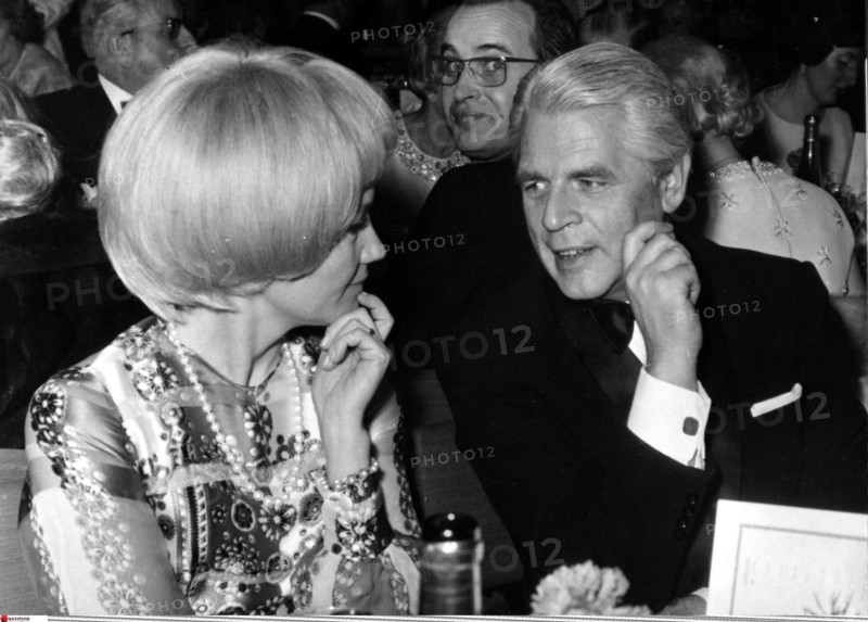 Liselotte PULVER and Conrad AHLERS, Frankfurt 1971
