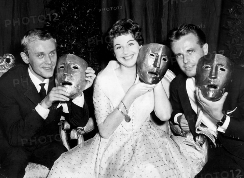 Horst FRANK, Johanna von KOCZIAN and Joachim HANSEN, 1959