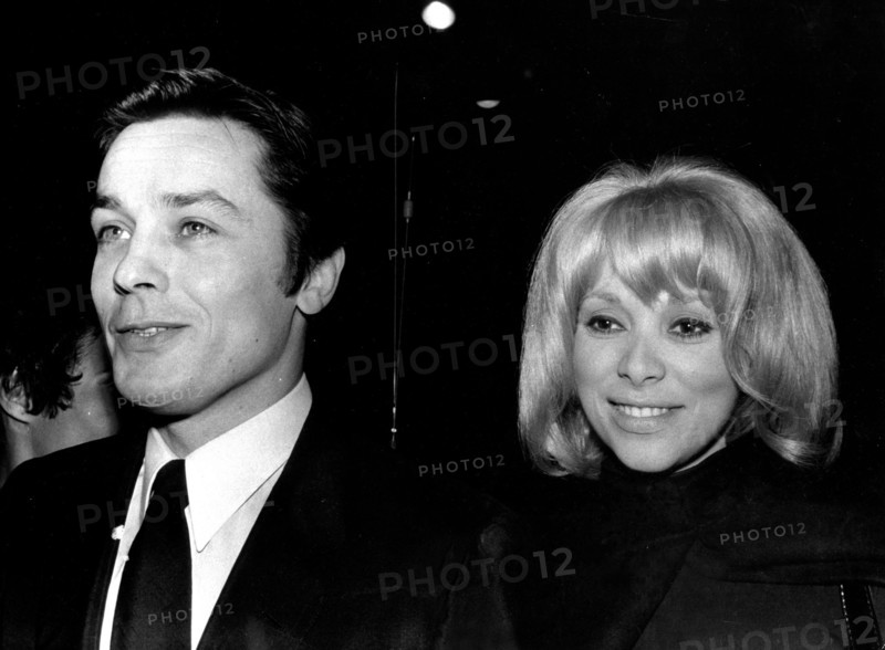 Alain DELON and Mireille DARC