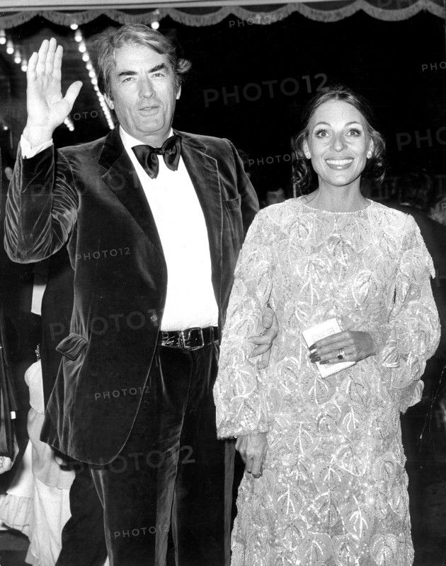 Gregory PECK and wife Veronique